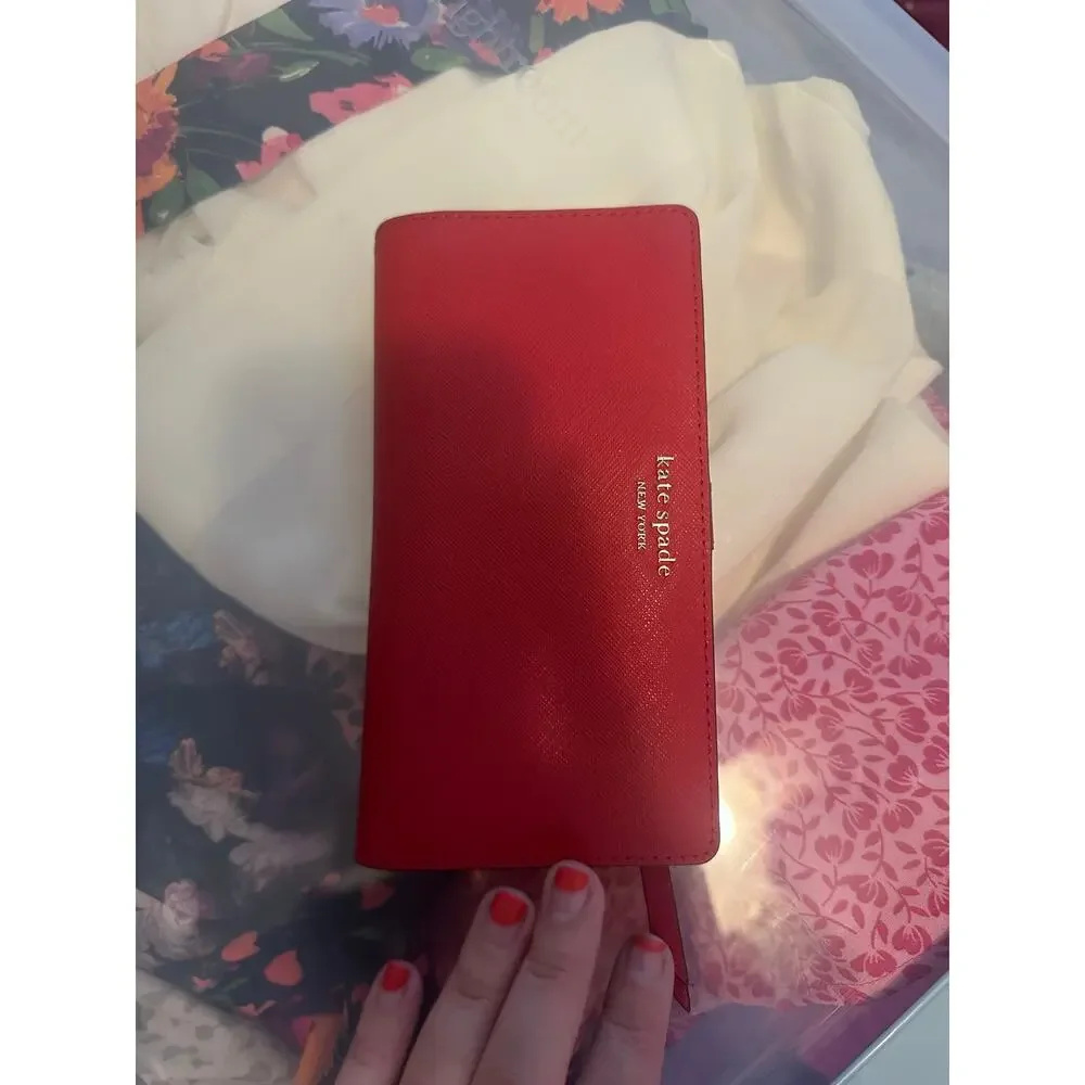 NWOT Kate Spade Cherry Lane Stacy Bifold Wallet